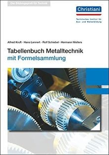 Tabellenbuch metalltechnik - tabellenbuch,