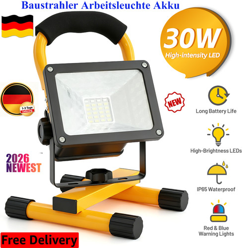 Baustrahler led akku - baustrahler,