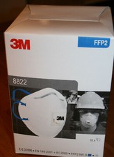 10x Original 3M 8822 FFP2 Profi Halbmaske Mundschutz mit Ausatemventil
