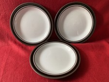 3 Beilagenteller Brotteller Lancaster Vitramic Hornsea England Contrast 1977