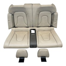 Rücksitzbank Rückbank Sitzbank Leder Audi A5 Cabriolet 8T beige N5W / AN