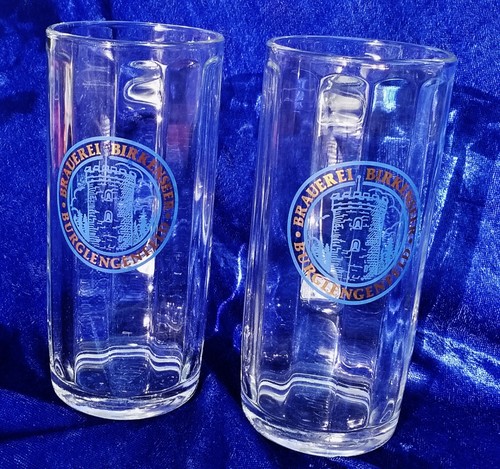 Alte glas bierkrüge - glas,