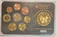 Kursmünzensatz Frankreich mit Goldeuro-Entwurf 2014, Limitierung 50.000 Stück