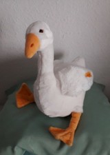 Steiff - Gans Fritzi -  Knopf + Fahne 