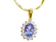 Collier 1,14 kt Tansanit &