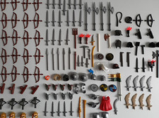 Lego® Pfeil u. Bogen Schwerter Ritter Waffen Schilder Helme etc. zur Auswahl 