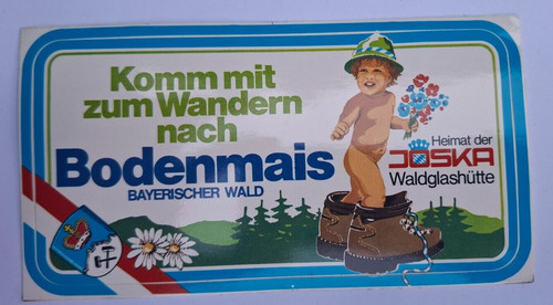 Aufkleber bodenmais - aufkleber, "bodenmais