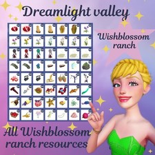 Dreamlight Valley Resources 💕 Wunschblüte Ranch Pack