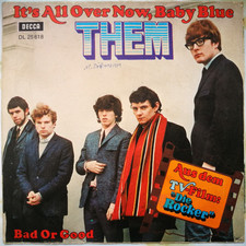 Them – It's All Over Now, Baby Blue 7" 1973 VG/G+
