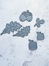 Herbstlaub Stanzschablonen Original Charlie & Paulchen *neuwertig*