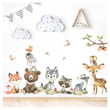 Wandtattoo Waldtiere