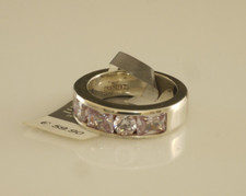 ESPRIT JEWELS Ring Gr 18  925 Sterlingsilber mit Zirkonia flieder und klar