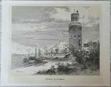 Chromolithograph sepia
