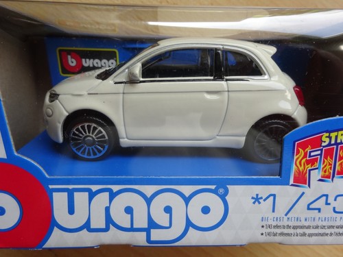 Fiat 500e weiss modelauto - 500e,