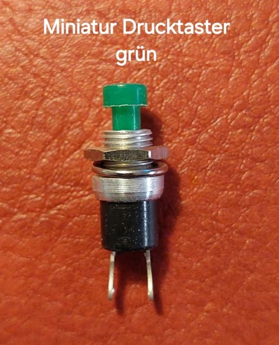 Miniatur drucktaster grün - miniatur,