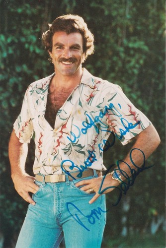 Tom selleck original autogramm - tom,