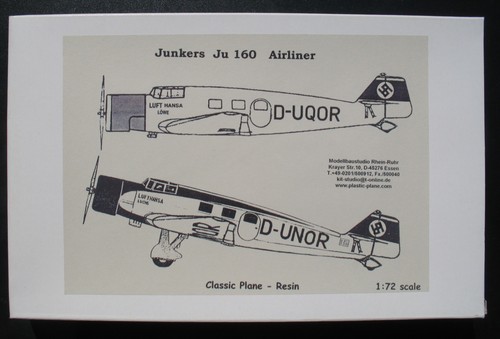 Classic plane resin junkers - classic,