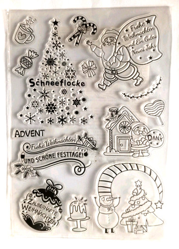 Clear stamps silikon stempel - clear,
