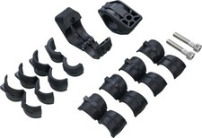 SW-Motech Zusatzscheinwerfer Halter Sturzbügel-Klemmen für z.B. EVO T7 XTZ690