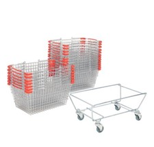  Metalleinkaufskörbe 20er Set