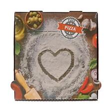 100 Pizzakarton Pizzaboxen Pizzaschachtel Faltschachtel 26x26x4cm Francia