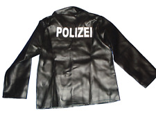 Polizei  Kostüm *Leder Jacke*Gr.140*Top Zustand!