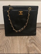 chanel tasche schwarz Vintage 