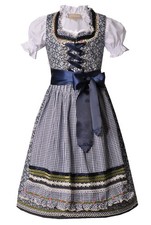 Kinderdirndl Set Mariella blau