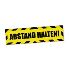 Abstand halten Magnetschild Auto Sicherheitsabstand LKW Magnetfolie Geschenkidee