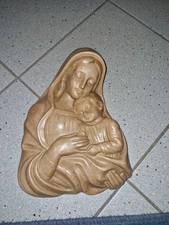 Alte Gips Figur Madonna mit