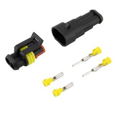 KFZ Kabel Schnellverbinder 2-polig 10 Stk. Steckverbinder wasserdicht Motorrad