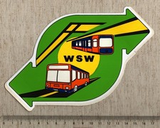 Aufkleber/Sticker WSW Wuppertaler Stadtwerke