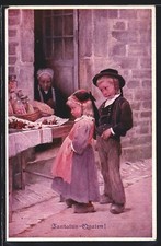 Künstler-AK M. Munk Nr. 1084: Tantalus-Qualen 1916 