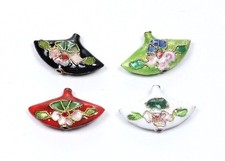 2 Cloisonne Perlen Spacer