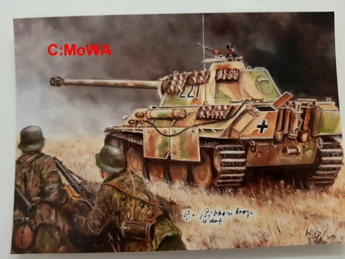 Postkarte - (panther, kursk)