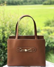 Pollini, Ledertasche, Braun/Cognac - wie neu **