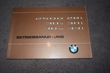 Betriebsanleitung Bedienungsanleitung BMW E3 2500-3.3 L 1975 neuwertig/unbenutzt