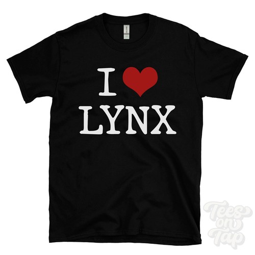 Love lynx shirt herz - i,