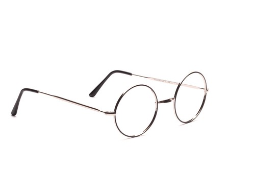 Runde metallfassung brille - runde,