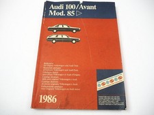 Audi 100 / Avant C3 ab 85 Typ 44 Ersatzteilkatalog Bildkatalog Illustrated Catal