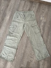 Hell Grüne Cargo Hosen Damen