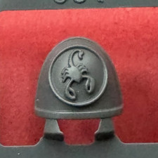 NEU DEATHWATCH KILL TEAM Space Marine RED SCORPIONS SCHULTERPOLSTER - Bits 40k