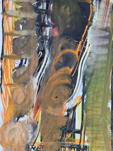 Lehmphul abstrakt gouache - lehmphul,