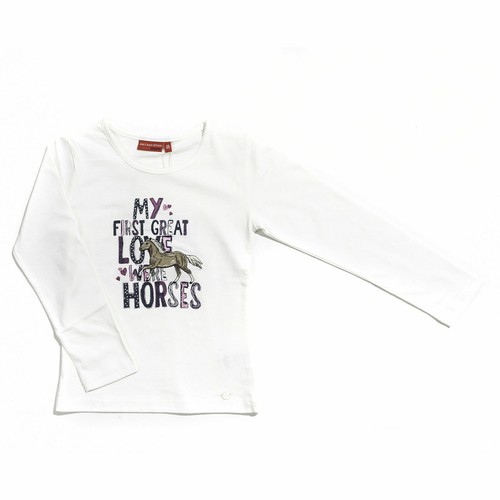 Salt pepper langarmshirt - &,