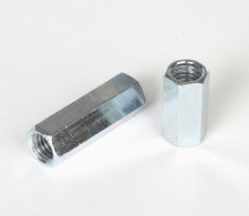 Verbindungsmuffe Sechskant M5 M6 M8 M10 M12 M14 M16 M20 M24 Verzinkt Langmutter