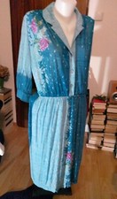 Original Vintage Kleid S M 38 40 70er Knöpfe Wickelrock DDR? 