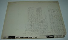 Microfich Ersatzteilkatalog