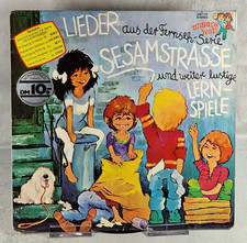 12" LP Kinder – Lieder aus der Sesamstraße Lernspiele Unsere Welt Vinyl