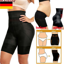 Damen Miederhose mit Bein Miederpants Hohe Taille Bauch Weg Formender Shapewear