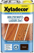Xyladecor Holzschutzlasur Palisander 4 l Außen Imprägnierung Holzschutzmittel